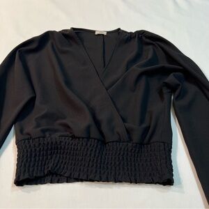 Wilfred Black Wrap Top Size XXS